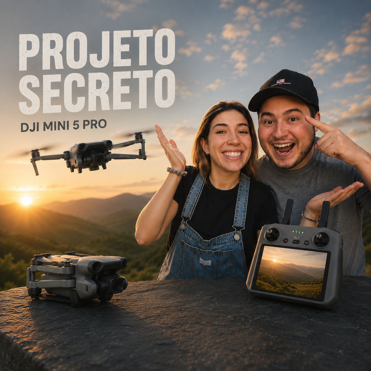2 EDICAO PROJETO SECRETO DJI MINI 5 PRO 